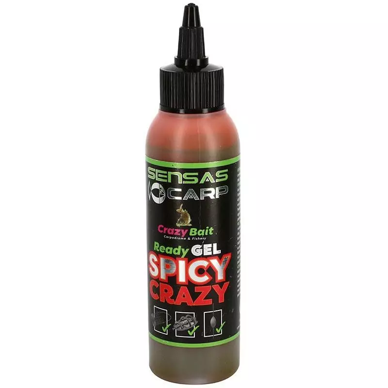 ADDITIF LIQUIDE SENSAS CRAZY BAIT READY GEL 1 ADDITIF LIQUIDE SENSAS CRAZY BAIT READY GEL