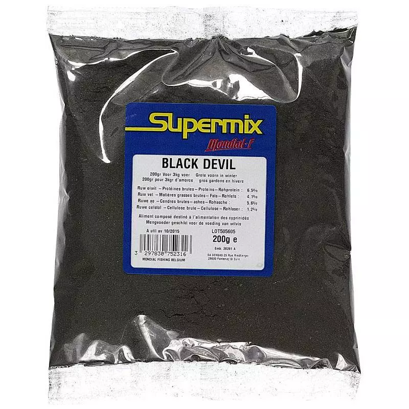 ADDITIF POUDRE MONDIAL-F BLACK DEVIL - 200G 1 ADDITIF POUDRE MONDIAL-F BLACK DEVIL - 200G