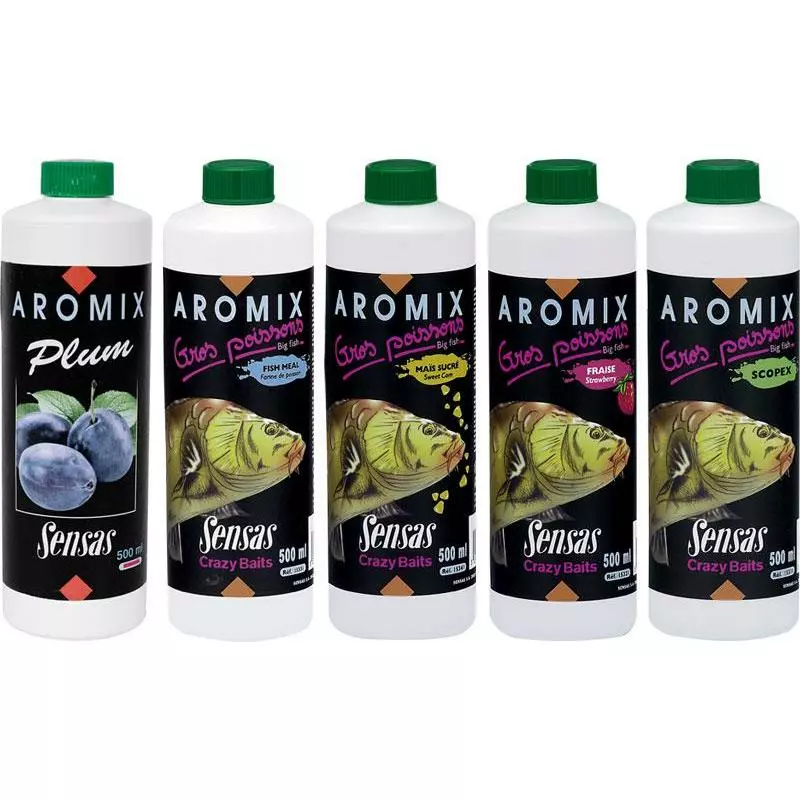 ADDITIF SENSAS AROMIX GROS POISSONS 1 ADDITIF SENSAS AROMIX GROS POISSONS