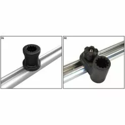 BASE DE RAIL HORIZONTALE SEVEN BASS SRS PLUG&GO