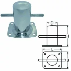 BITTE D AMARRAGE EUROMARINE - INOX 304