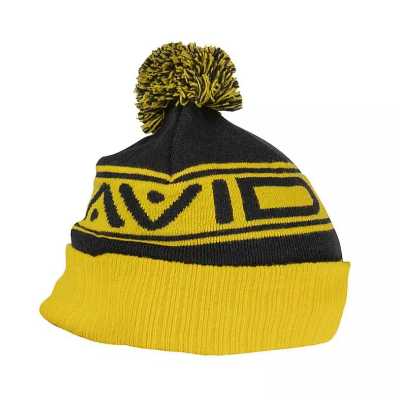 BONNET HOMME AVID CARP BOBBLE HAT - JAUNE/NOIR 1 BONNET HOMME AVID CARP BOBBLE HAT - JAUNE/NOIR