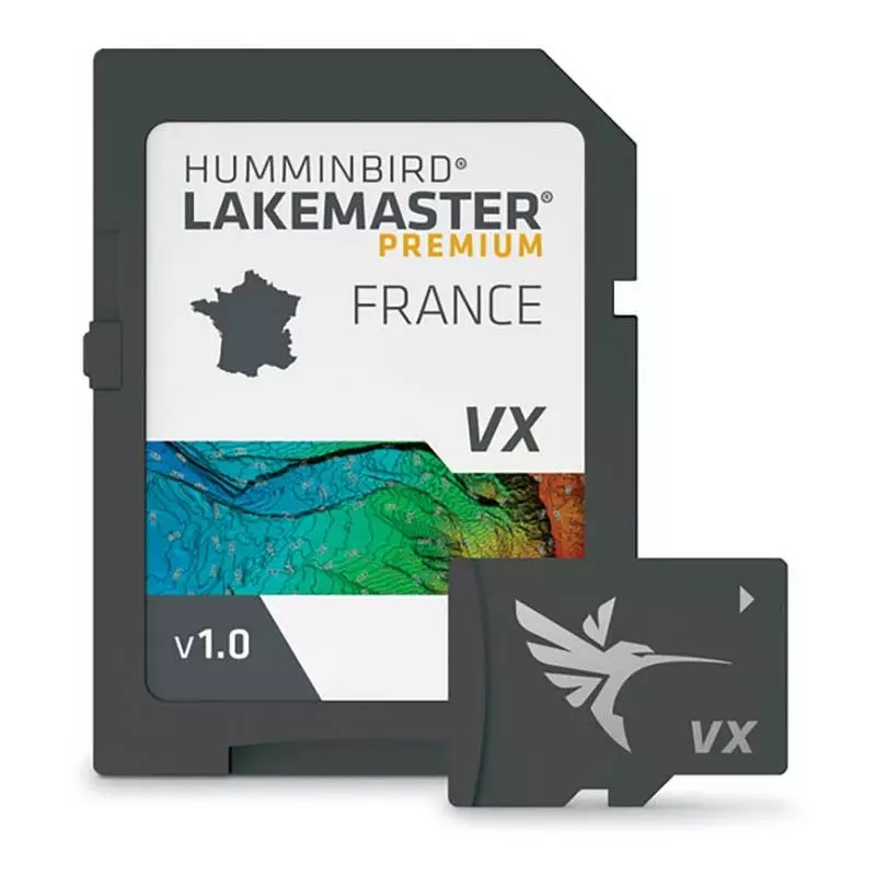 CARTE DÉTAILLÉE HUMMINBIRD LAKEMASTER PREMIUM DES PRINCIPAUX LACS FRANÇAIS 1 CARTE DÉTAILLÉE HUMMINBIRD LAKEMASTER PREMIUM DES PRINCIPAUX LACS FRANÇAIS