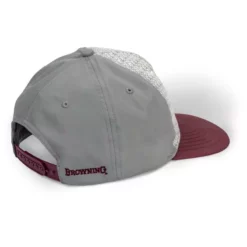 CASQUETTE HOMME BROWNING SUMMER CAP - GRIS/BORDEAUX -treuils & antivols Soldes Magasin casquette homme browning summer cap gris bordeaux z 2596 259621 3
