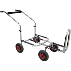 CHARIOT RIVE TRANSPORTER INOX 4 ROUES