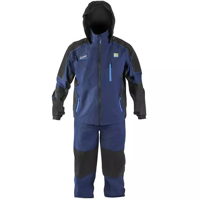 ENSEMBLE VESTE + SALOPETTE HOMME PRESTON INNOVATIONS DF COMPETITION SUIT - NOIR/BLEU 1 ENSEMBLE VESTE + SALOPETTE HOMME PRESTON INNOVATIONS DF COMPETITION SUIT - NOIR/BLEU