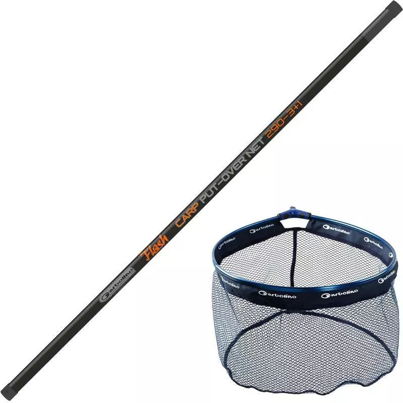 EPUISETTE GARBOLINO FLASH PUT-OVER NET CARP + LEADER CARP 1 EPUISETTE GARBOLINO FLASH PUT-OVER NET CARP + LEADER CARP