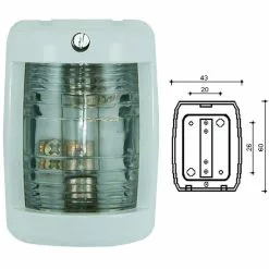 FEU DE POUPE BLANC EUROMARINE PETIT MODELE