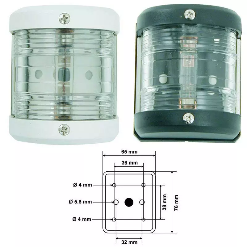 FEU DE TETE BLANC EUROMARINE GRAND MODELE 1 FEU DE TETE BLANC EUROMARINE GRAND MODELE
