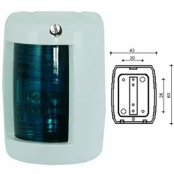 FEU TRIBORD VERT EUROMARINE PETIT MODELE