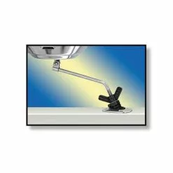 FIXATION POUR BARBECUE MAGMA POUR PORTE CANNES A PECHE