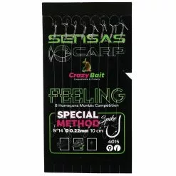 HAMEÇON MONTÉ SENSAS METHOD SPIKE 4015