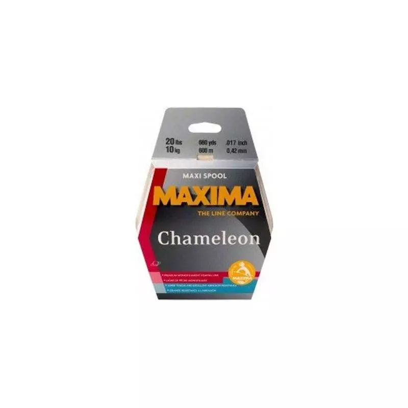 NYLON ANGLAISE MAXIMA CHAMELEON - 600M 1 NYLON ANGLAISE MAXIMA CHAMELEON - 600M