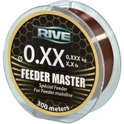 NYLON RIVE FEEDER MASTER BRUN FONCE - 300M