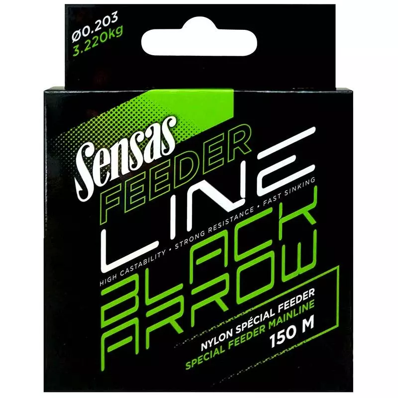 NYLON SENSAS FEEDER BLACK ARROW - 150M 1 NYLON SENSAS FEEDER BLACK ARROW - 150M