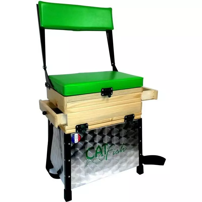 PANIER SIEGE ALU 2 TIROIRS BOIS CATFISH PRESTIGE 1 PANIER SIEGE ALU 2 TIROIRS BOIS CATFISH PRESTIGE