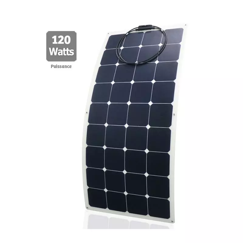 PANNEAU SOLAIRE SEMI-RIGIDE ORIUM SUNPOWER 120W 2 PANNEAU SOLAIRE SEMI-RIGIDE ORIUM SUNPOWER 120W – Image 2