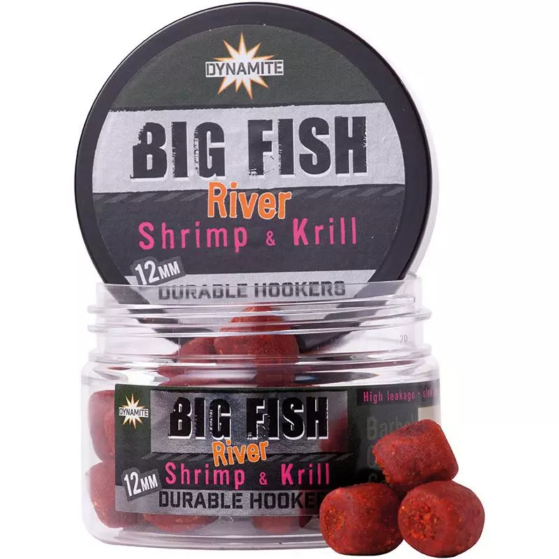 PELLET D ESCHAGE DYNAMITE BAITS BIG FISH RIVER DURABLE HOOKERS SHRIMP & KRILL 1 PELLET D ESCHAGE DYNAMITE BAITS BIG FISH RIVER DURABLE HOOKERS SHRIMP & KRILL