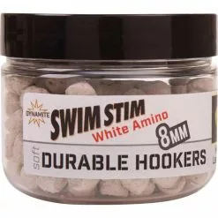 PELLET DYNAMITE BAITS DURABLE HOOK PELLET SWIM STIM WHITE AMINO