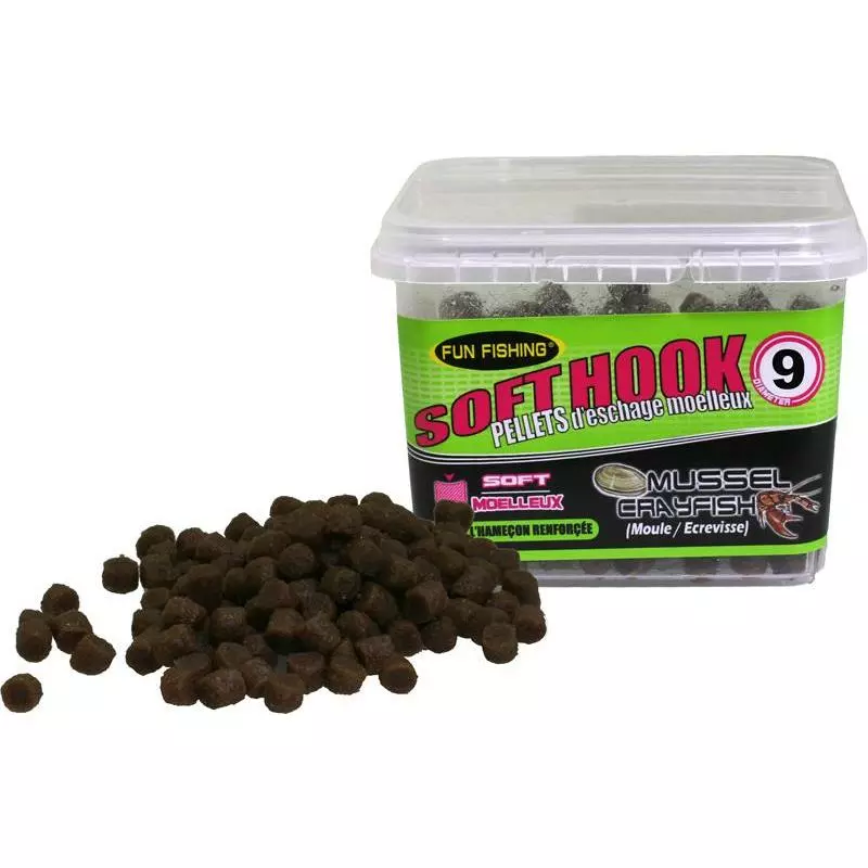 PELLETS D ESCHAGE MOELLEUX FUN FISHING CARPODROME - 9MM 1 PELLETS D ESCHAGE MOELLEUX FUN FISHING CARPODROME - 9MM
