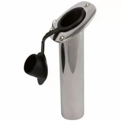 PORTE CANNE SEANOX INOX ENCASTRABLE 30° ANNEAU FIXAT. CANNE