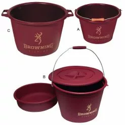 SEAU A AMORCE BROWNING ET COUVERCLE SOUPLE