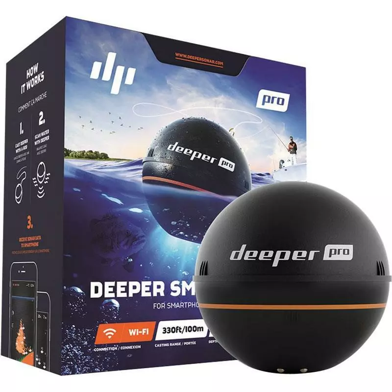 SONDEUR COULEUR DEEPER SMART SONAR PRO 1 SONDEUR COULEUR DEEPER SMART SONAR PRO