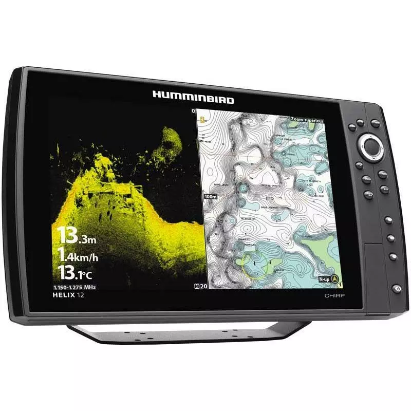 SONDEUR GPS HUMMINBIRD HELIX 12G3N CHIRP MEGA DI+ 1 SONDEUR GPS HUMMINBIRD HELIX 12G3N CHIRP MEGA DI+
