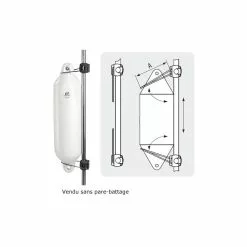 SUPPORT UNIVERSEL POUR PARE-BATTAGE PLASTIMO