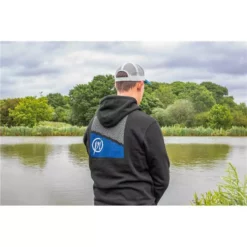 SWEAT HOMME PRESTON INNOVATIONS BLACK HOODIE - NOIR/BLEU -treuils & antivols Soldes Magasin sweat homme preston innovations black hoodie noir bleu z 2656 265614 5