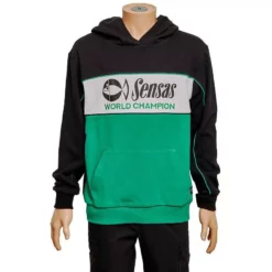 SWEAT HOMME SENSAS HOODY FASHION CLUB - NOIR/VERT