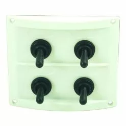 TABLEAU ETANCHE EUROMARINE ABS - 4 INTERRUPTEURS
