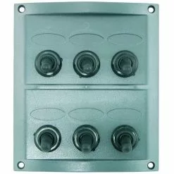 TABLEAU ETANCHE EUROMARINE ABS - 6 INTERRUPTEURS