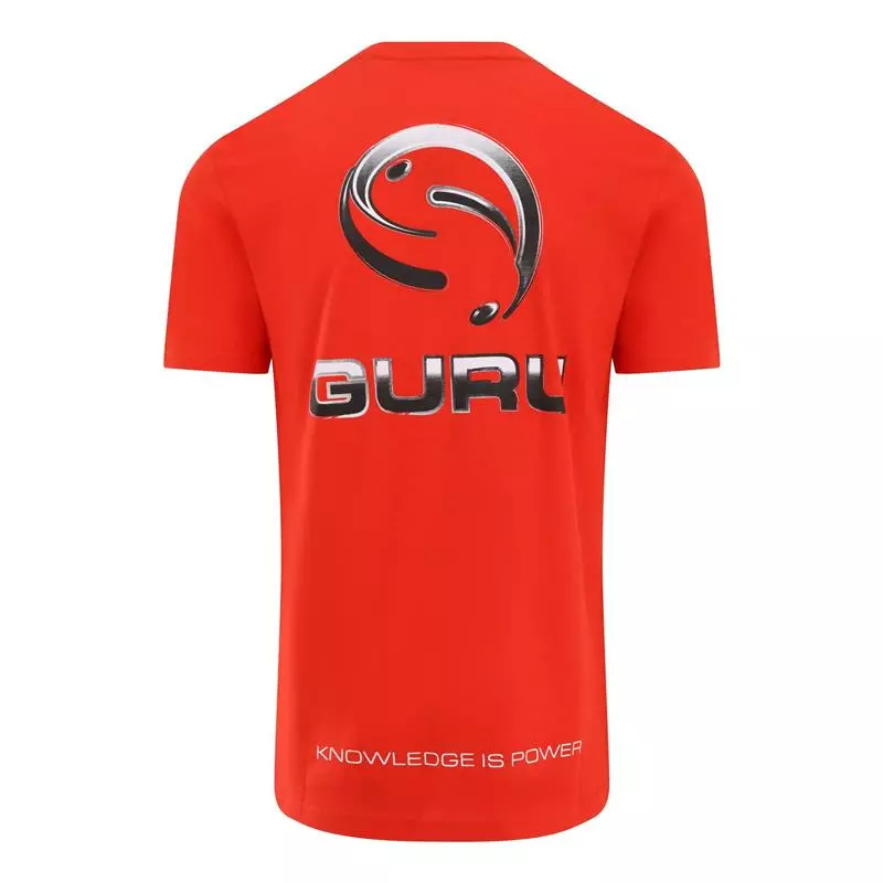 TEE SHIRT MANCHES COURTES HOMME GURU SEMI LOGO TEE - ROUGE 2 TEE SHIRT MANCHES COURTES HOMME GURU SEMI LOGO TEE - ROUGE – Image 2