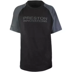 TEE SHIRT MANCHES COURTES HOMME PRESTON INNOVATIONS BLACK T-SHIRT - NOIR