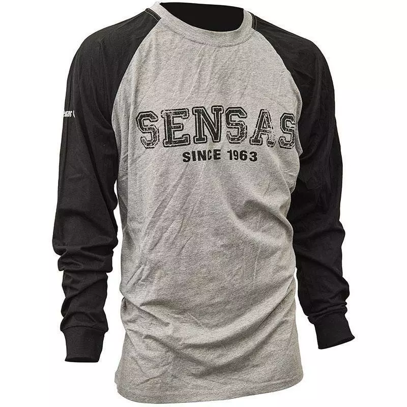 TEE SHIRT MANCHES LONGUES HOMME SENSAS SINCE 1963 - GRIS/NOIR 1 TEE SHIRT MANCHES LONGUES HOMME SENSAS SINCE 1963 - GRIS/NOIR