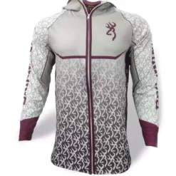 VESTE HOMME BROWNING SUNTOP - BLANC/BORDEAUX