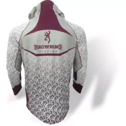 VESTE HOMME BROWNING SUNTOP - BLANC/BORDEAUX -treuils & antivols Soldes Magasin veste homme browning suntop blanc bordeaux z 2366 236633 4